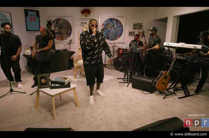 Rick Ross Rocks With a Live Band for NPR’s ‘Tiny Desk (Home) Concert’: Watch