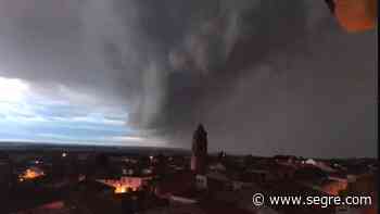 Una intensa tormenta de piedra barre todo el llano de Lleida - SEGRE.com