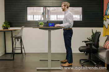 When standing isn’t enough, the NextErgo will have you doing yoga at your desk