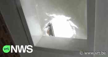 IJsklomp van 11 kilo slaat gat in dakkoepel in Wuustwezel: "Allicht op grote hoogte van vliegtuig gevallen" - VRT NWS