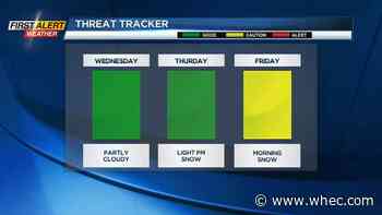 First Alert Weather: Local lake snow Tuesday night