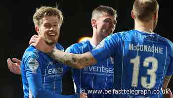 Lyndon Kane seals derby delight with first Coleraine league goal since 2015 to down Ballymena United