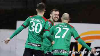 Conor McMenamin off the mark as Glentoran beat Portadown to hit top half