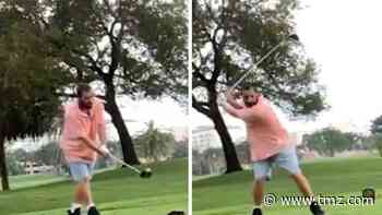 Adam Sandler Recreates Iconic 'Happy Gilmore' Drive On Movie's Anniversary