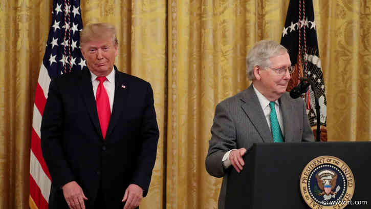 Trump declares war on Senate GOP leader McConnell, calls him ‘dour, unsmiling hack’ & vows to back ‘America First’ primary rivals