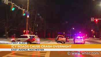 AMR truck, car collide, police blame icy conditions