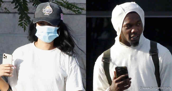 Cardi B & Offset Arrive Back in L.A. From Valentine's Day Getaway