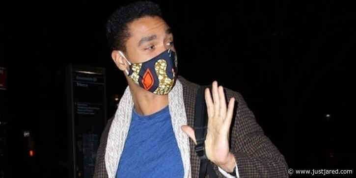 Rege-Jean Page Masks Up While Arriving Back At His Hotel After 'SNL' Rehearsals