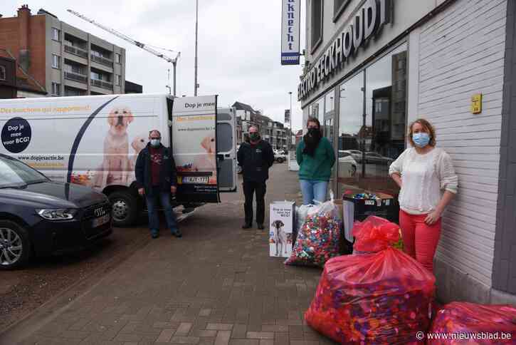 Inzamelactie levert 350 kilo dopjes op<BR />