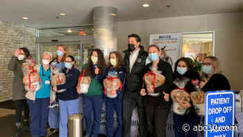 Hospital staff gets a Philly Pretzel thank you after life-saving treatment