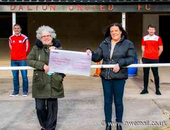 Football club raises £1000 for their town's food bank - NW Evening Mail