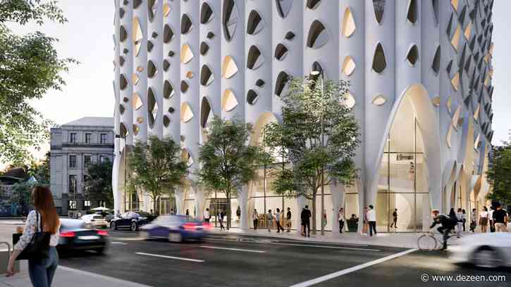 Studio Gang reveals design for hotel with scalloped facade in Denver