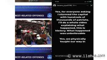 Milton 18-year-old arrested by FBI for alleged role in Capitol riot assaulted officer: Federal complaint - 11Alive.com WXIA