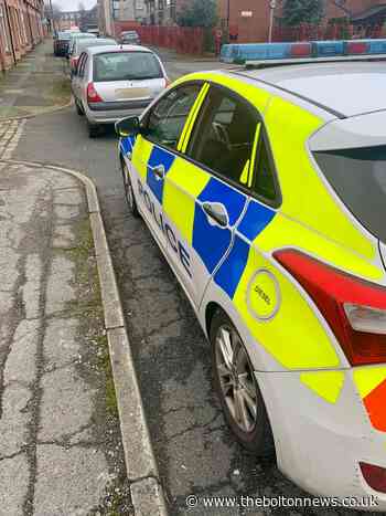 Five men abandon suspected stolen car on Pole Street, Tonge Moor, and run away from police