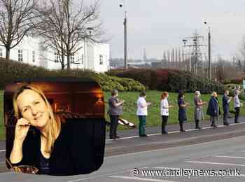 Dudley hospital staff line the street in tribute to popular colleague Julie Jones - Dudley News