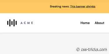 How to Create a Shrinking Header on Scroll Without JavaScript