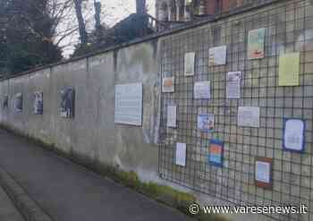 Per il Giorno della Memoria il muro di villa Montevecchio a Samarate ospita una mostra - varesenews.it