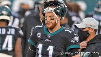 Double standard in Houston? Plus why Carson Wentz remains an Eagle, ranking FA receivers and Eli's wipeout - CBS Sports