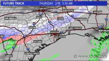 Houston weather timeline: Hard freeze watch issued through Friday morning - KHOU.com