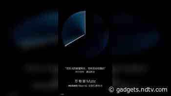 Huawei Mate X2 Inward Folding Screen Teased Once Again Ahead of February 22 Launch