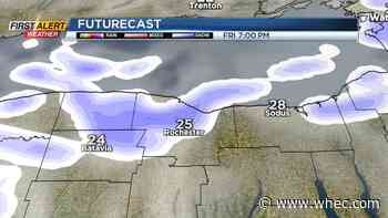 Yellow Alert: Light snow and ice Friday morning, local lake snow in the evening