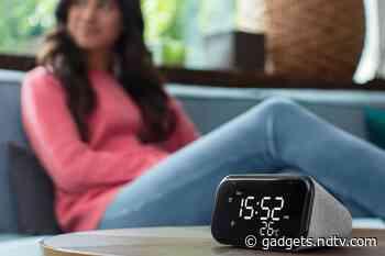 Lenovo Smart Clock Essential With Google Assistant Support Launched in India, Priced at Rs. 4,499