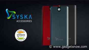 Syska Accessories launches 20,000mAh P2024J power bank, priced at Rs 2,499