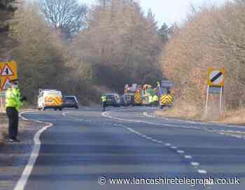 Man and woman killed in major crash between lorry and two cars