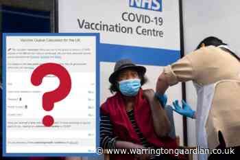 Covid vaccine calculator shows when you'll get jab