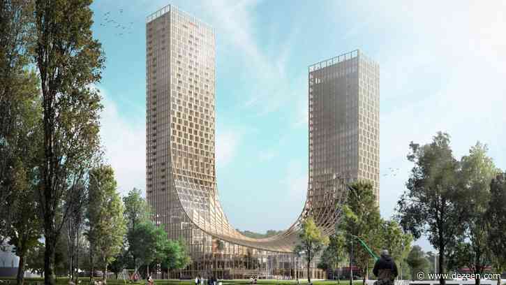 Studio Marco Vermeulen designs cross-laminated timber Dutch Mountains skyscrapers