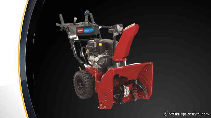 Snowthrower Recalled Due To Amputation Hazard