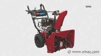 Toro recalls Power Max Snowthrowers over amputation hazard
