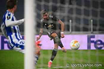 Fernandes double helps Man United thrash Sociedad, Bale stars for Spurs