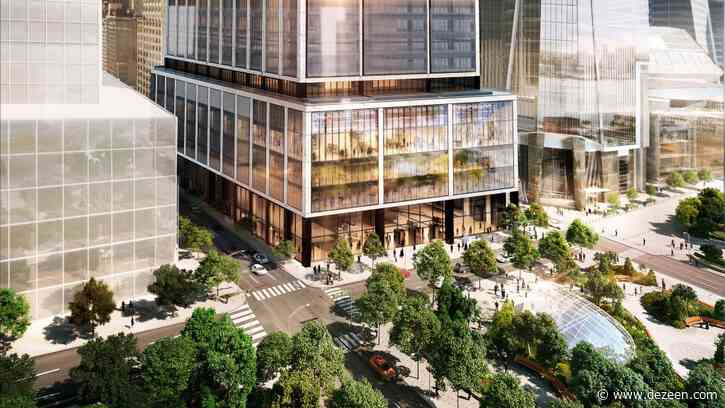 Foster + Partners' 50 Hudson Yards supertall skyscraper tops out in New York