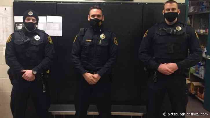 Pittsburgh Police Officers Help Dog Stuck On Apartment Balcony In Freezing Temperatures