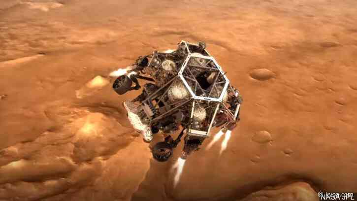 NASA rover lands on Mars to look for signs of ancient life