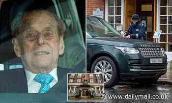 As Prince Philip spends third night in hospital, royal protection officers' car gets parking ticket 