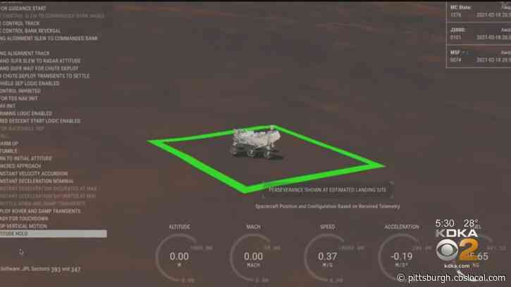 Pittsburgh Celebrates Moment In History As Perseverance Rover Lands On Mars