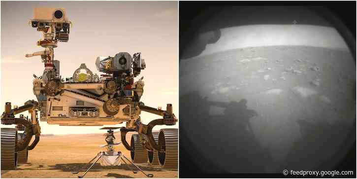 NASA's Perseverance rover already beamed back its first photos from the surface of Mars