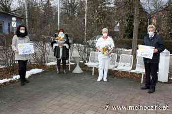 Valentinsbesuch in den Landespflege – und Betreungszentren im Bezirk Neunkirchen: VP-Mandatare überbrachten Valentinsgrüße - Neunkirchen - meinbezirk.at