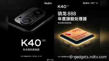 Redmi K40 Series Official Teasers Show Triple Rear Cameras; Snapdragon 888 SoC Confirmed