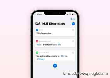 Apple’s iOS 14.5 will bring new shortcuts actions and more