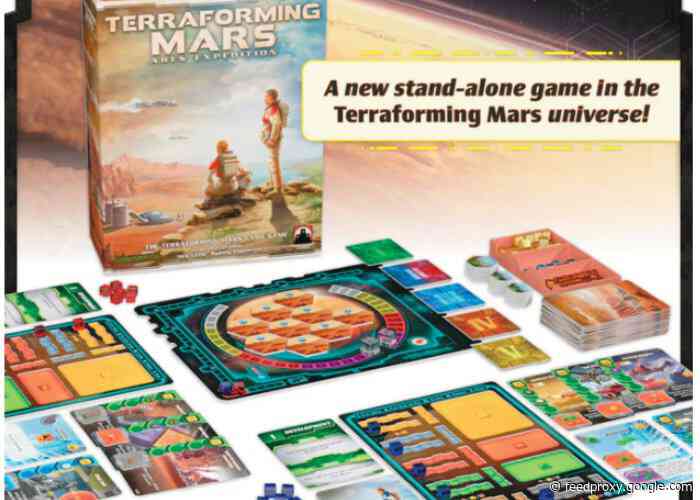 Ares Expedition terraforming Mars card game by Stronghold Games