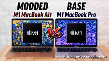 Modded M1 MacBook Air vs M1 MacBook Pro (Video)