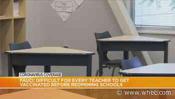 Fauci: 'Difficult' for every teacher to get vaccinated before re-opening schools