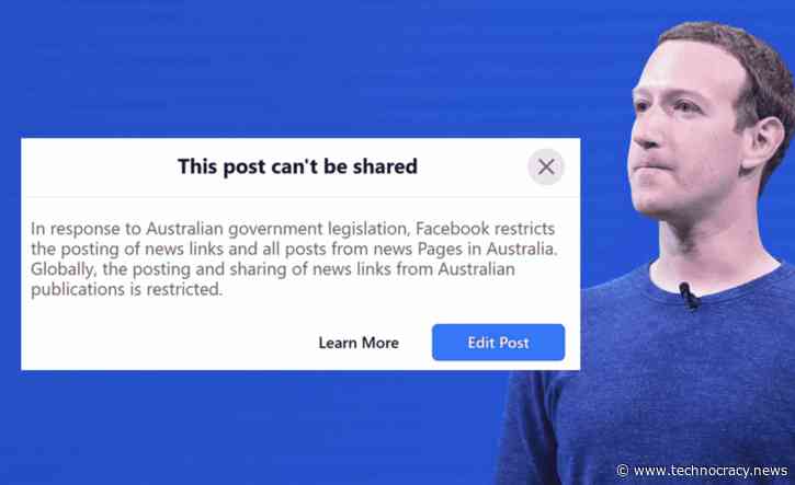 Facebook Bans Australia, May Soon Regret It