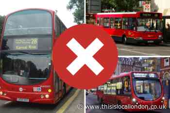 TfL reveal London bus routes affected by driver strike