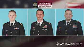 National Guard to hold local ceremony for 3 soldiers killed in Mendon helicopter crash