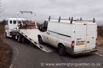 Driver set for court after van spotted at Winwick fly-tip