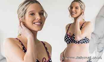 Pregnant Helen Flanagan displays 35 week bump in lingerie and admits a little 'anxious'